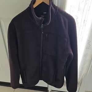 32 Degrees Heat Men's Sherpa-lined Fleece Jacket Large